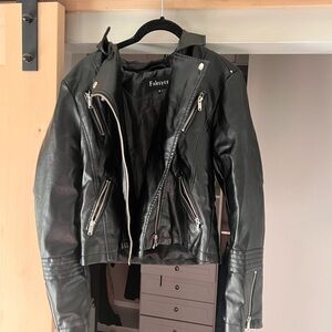 Women's Black Leather Jacket